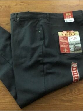 Route 66 grey front/back pockets slim je